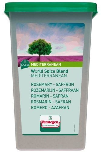 Verstegen World Spice Blend Mediterranean Kruiden Rozemarijn Saffraan 1.5kg Pure