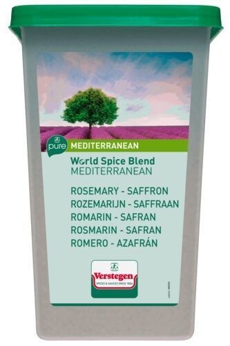 Verstegen World Spice Blend Mediterranean Kruiden Rozemarijn Saffraan 1.5kg Pure