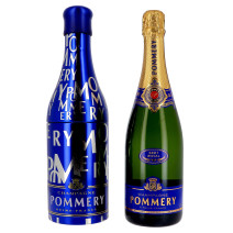Champagne Pommery Royal 75cl Brut + Metalen Doos Letters 