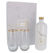 Vodka Mary White 70cl 40% + 2 glazen in geschenkverpakking