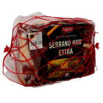 Serrano ham 12mnd v-cut alcaraz 1st 9.8kg