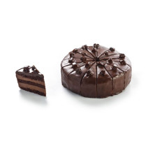 Panesco Chocolate Cream Cake 14p Voorgesneden Chocoladetaart 1750gr 5001364