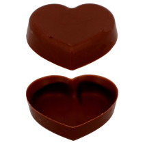 Melk Chocolade cups in hartvorm 75st DV Foods