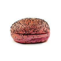 Beetroot Brioche Burger Bun 48x70gr Smoky Mountains diepvries 
