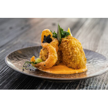Gastronello Ambachtelijke Panko Garnaalkroketten 80 gram Handgerold 18st Diepvries