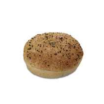 Black Pepper Hamburger Bun 11.5cm 24x90gr Pastridor 223360 Diepvries