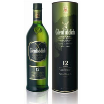 Glenfiddich 12year 1l 43% malt whisky speyside