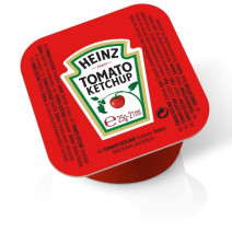 Heinz Tomato Ketchup porties in cups dippot 100x21ml