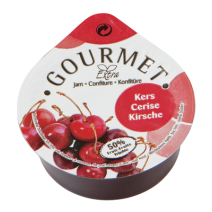 Porties aardbeien 50%fruit cups 100x25gr gourmet
