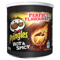 Pringles Chips Hot & Spicy 12x40gr 