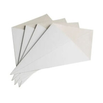 Friteschaaltje plastiek 18x10cm pvc 100st