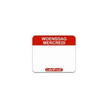 Labelfresh Easy 30x25mm 1000st Woensdag