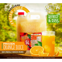WOW vers ingevroren sinaasappelsap 5L Diepvries
