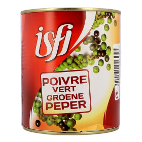 Groene peperbol op sap 500gr Isfi