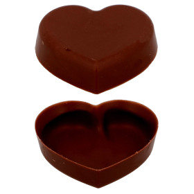 Melk Chocolade cups in hartvorm 75st DV Foods