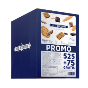 Jules Destrooper Selection boterkoekjes assortie 525+75 GRATIS