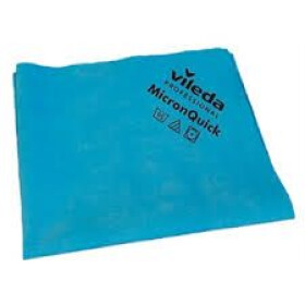 Vileda Professional MicronQuick microvezeldoek 38x40cm blauw 5st