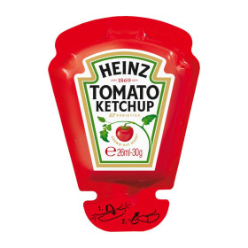 Heinz Tomato ketchup SqueezMe porties 70x26ml 