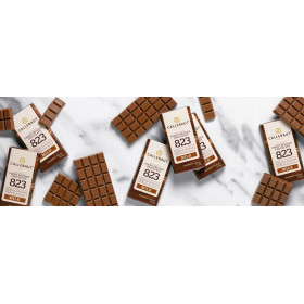 Callebaut Napolitains Chocolade Mini Tabletten 823 Melk 75st individueel verpakt