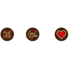 Chocolaatjes Valentijn fondant 175st DV Foods