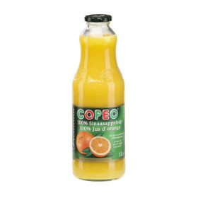 Copeo sinaasappelsap met vruchtvlees 6x1L bokaal