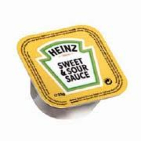 Heinz Zoetzure Sweet & Sour Saus porties in cups dippot 100x21ml 