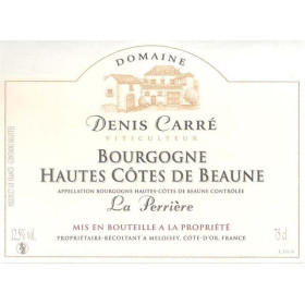 Bourgogne Hautes Cotes de Beaune rood La Perrière 75cl 2014 Domaine Denis Carre