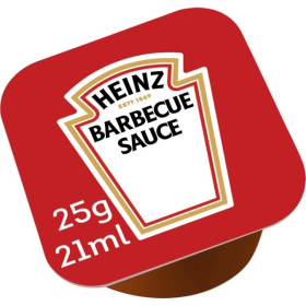 Heinz Barbecue Saus porties in cups dippot 100x21ml 