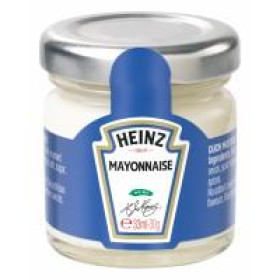 Heinz Mayonaise porties in glazen potjes 34ml 