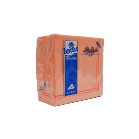 Servet Linstyle Zalm 40x40cm 50st Lotus Professional