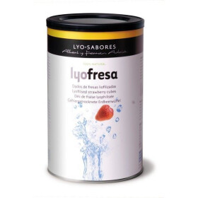 Lyosabores aardbeienblokjes gevriesdroogd 70gr