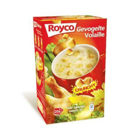Royco Minute Soup gevogelte + korstjes 20st Crunchy