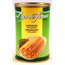 Witte asperges gepeld 1L Lys de France