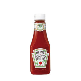 Heinz tomato ketchup 10x300ml knijpfles red bottle