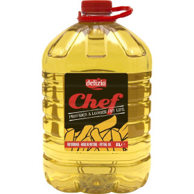 Delizio Chef plantaardige frituurolie 5L Pet fles
