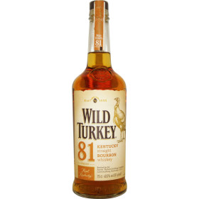 Wild Turkey 81 Proof 70cl 40.5% Kentucky Straight Bourbon Whiskey