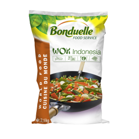 Wokgroenten Wok Indonesia 4x2.5kg Bonduelle Foodservice Diepvries