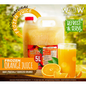 WOW vers ingevroren sinaasappelsap 5L Diepvries