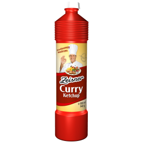 Zeisner Curry Ketchup 800ml knijpfles