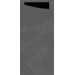 Duni Sacchetto Graniet Grijs 200x85 papier+servet Zwart 100st - bestekzakjes 161087