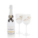 Champagne Moet & chandon Ice Imperial 75cl + 2 glazen geschenkdoos