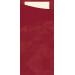 Duni Sacchetto bordeaux 200x85 papier+servet Champagne 100st