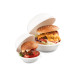 Bagastro hamburgerbak 20st 57194 Sier Disposables