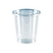 Plastic borrelglas 4cl transparent zonder voet 40st