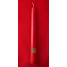 Kaarsen Spaas helderrood 25cm 100st Festilux 