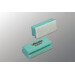 Vileda Professional schuurspons Glitzi Quattro "non-scratch" groen 10st