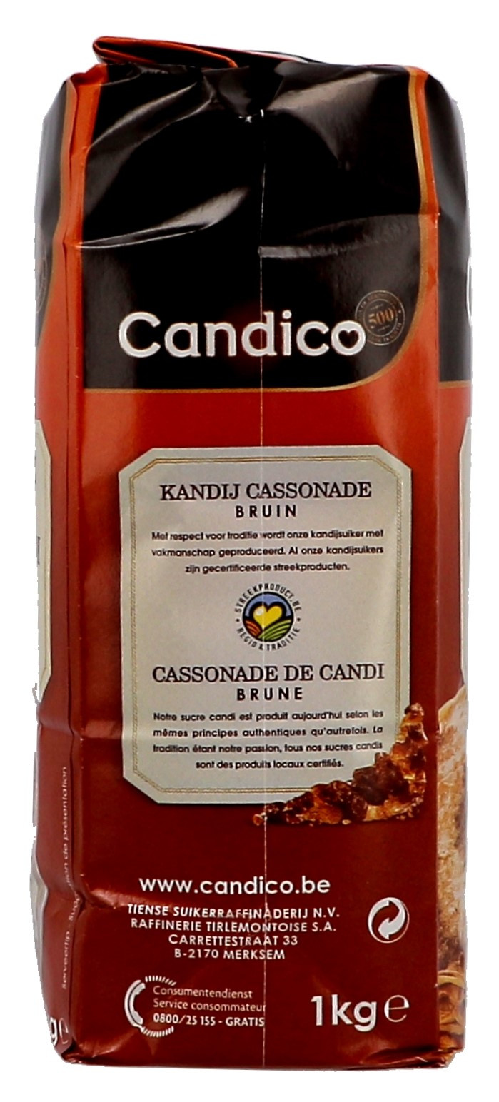 Cassonade de candi brune 1kg - Solucious