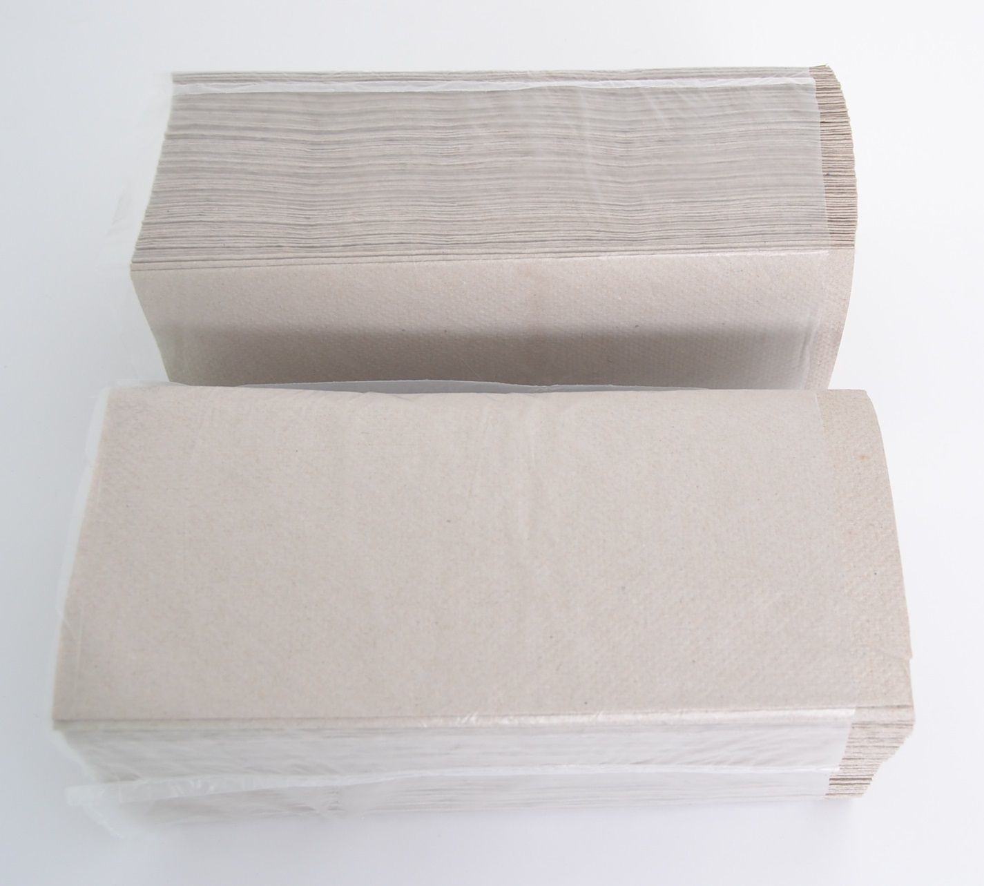 Essuie-Mains papier plier Naturel 1-couches Zig Zag 20x23cm 4600pc - Nevejan