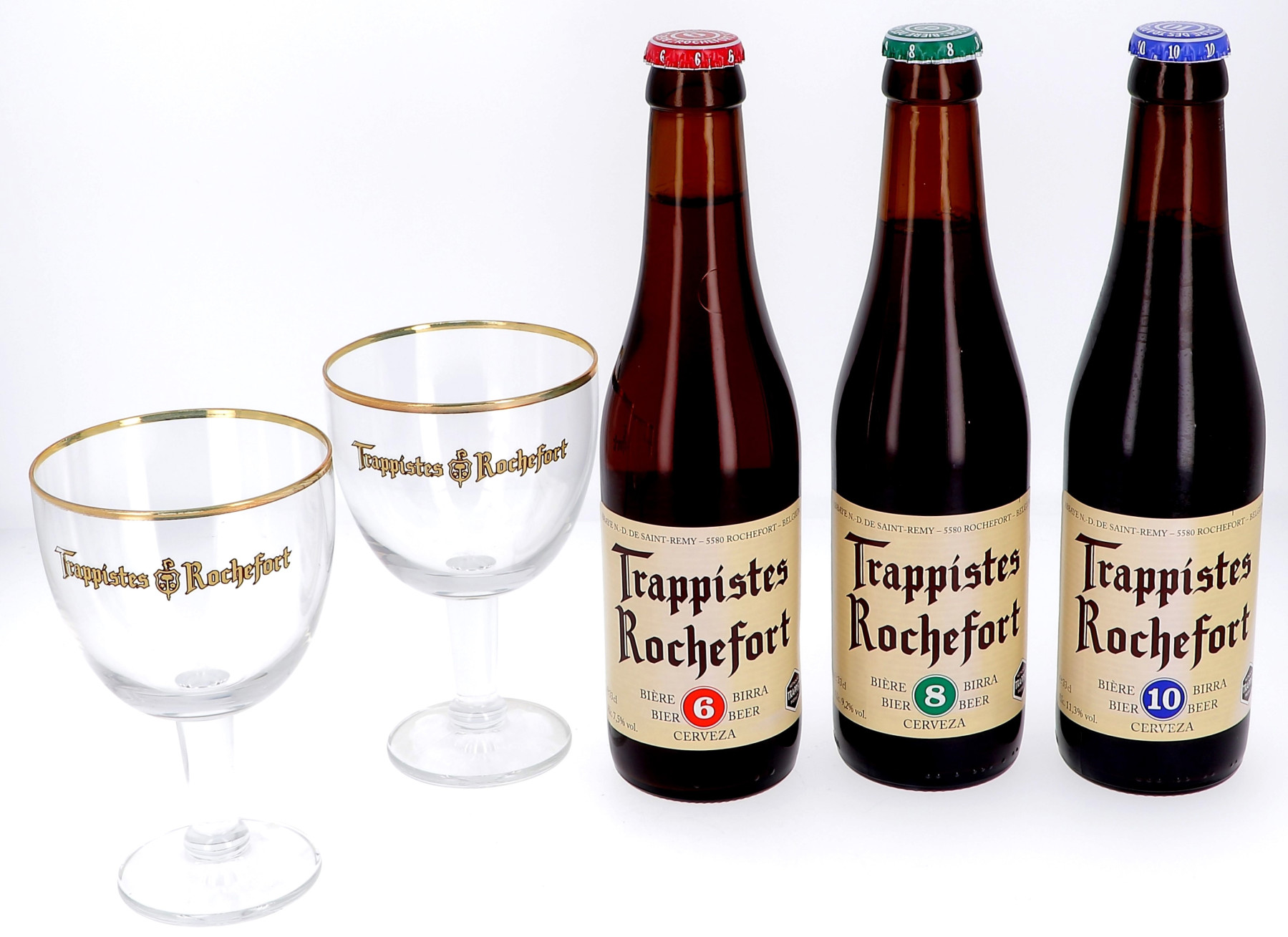 Coffret bière Trappist Rochefort + verre