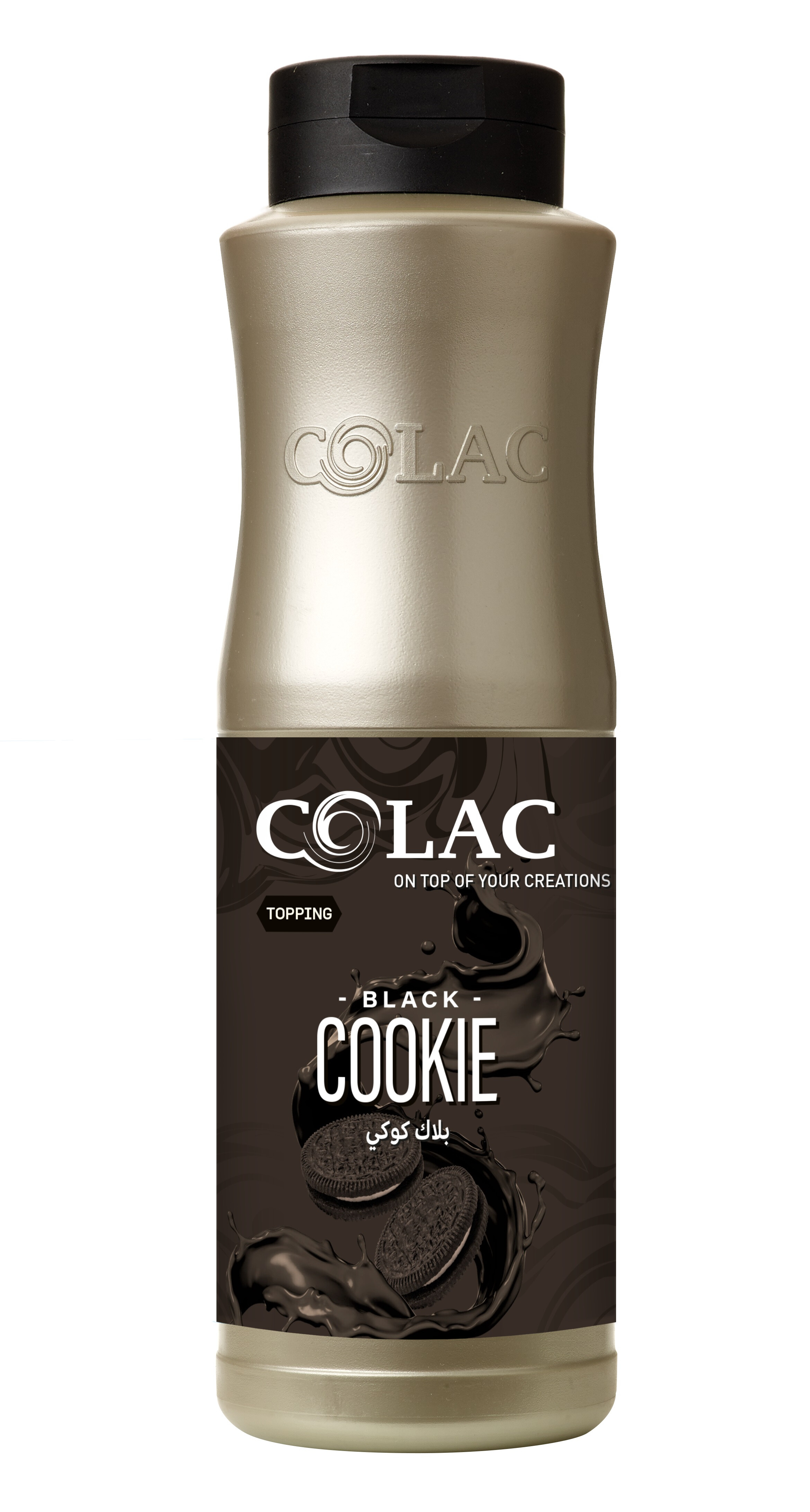Topping Sauce Black Cookie 1L Colac